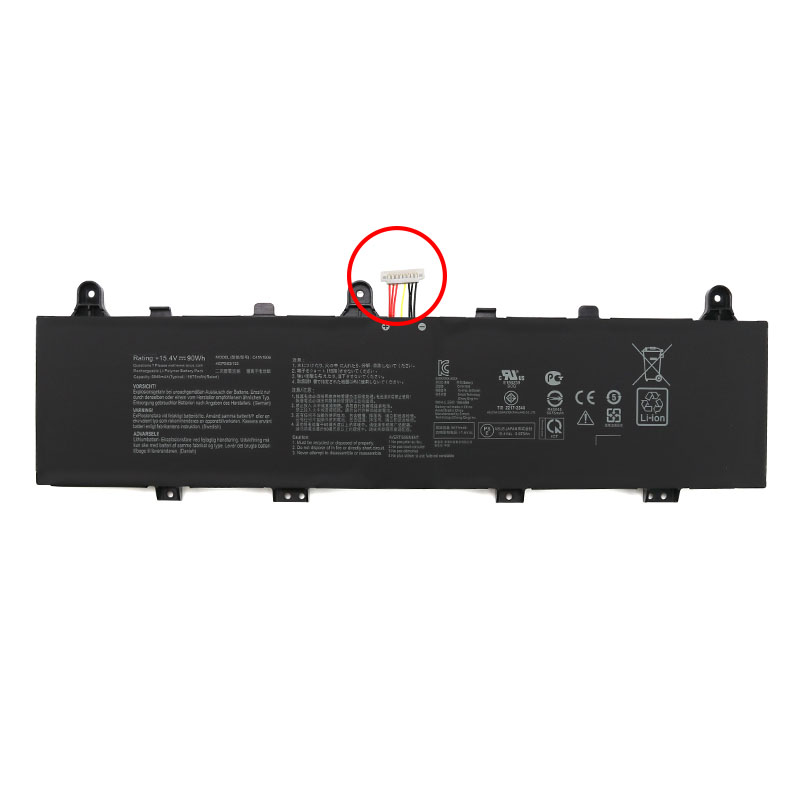 Battery Asus ROG GX550LWS-HF055T 90Wh 5845mAh Short Line